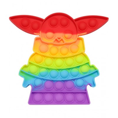 pop it ice cream & baby yoda popit combo pack of 2 popit shape Bubble Fidget Toy, Stress Reliever Silicone Popsicle Pop Fidget Toy
