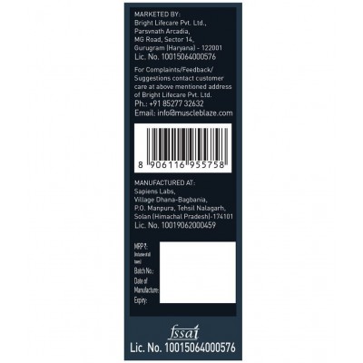 "MuscleBlaze Carb Blend, Active Energy Formula (Mango, 3 kg / 6.6 lb, 40 Servings) "