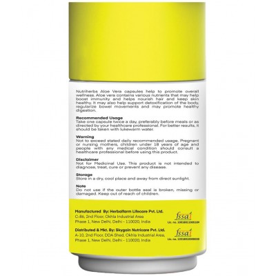 "Nutriherbs Aleovera Extract 800 mg Pure & Organic - 90 Capsule | Helps To Maintain Beautiful Skin Eases symptoms of Stress For Men & Women "Nutriherbs Aleovera Extract 800 mg Pure & Organic - 90 Capsule | Helps To Maintain Beautiful Skin Eases symptoms of Stress For Men & Women