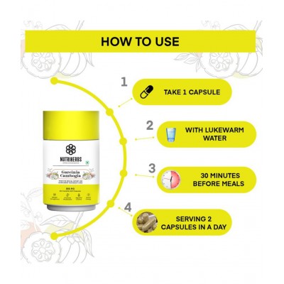 "Nutriherbs Garcinia Cambogia Capsule ( 70% HCA) | Helps in Natural Weight Manegement - (60 Capsule) 800 mg Pack of 1 "Nutriherbs Garcinia Cambogia Capsule ( 70% HCA) | Helps in Natural Weight Manegement - (60 Capsule) 800 mg Pack of 1