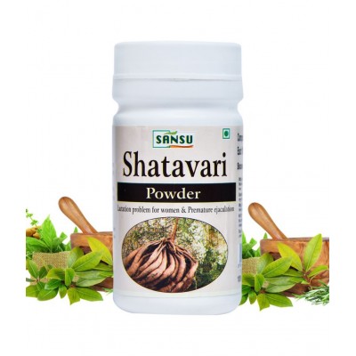 "SANSU Shatavari powder 100g [100gx2] (Pack of 2) "