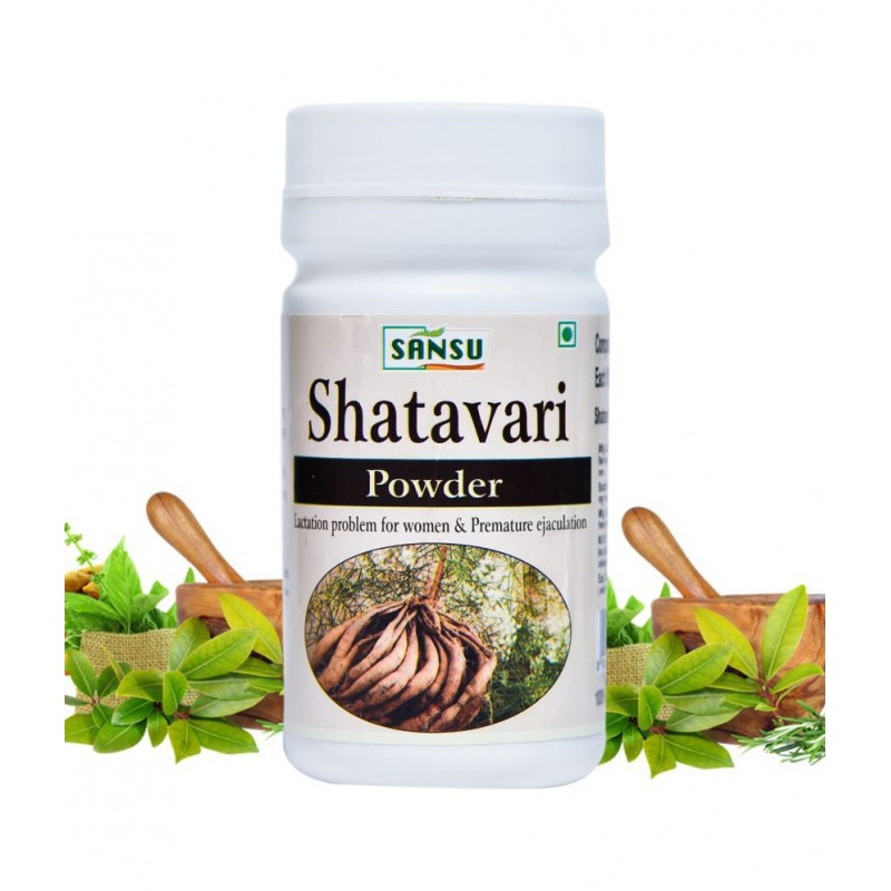 "SANSU Shatavari powder 100g [100gx2] (Pack of 2) "