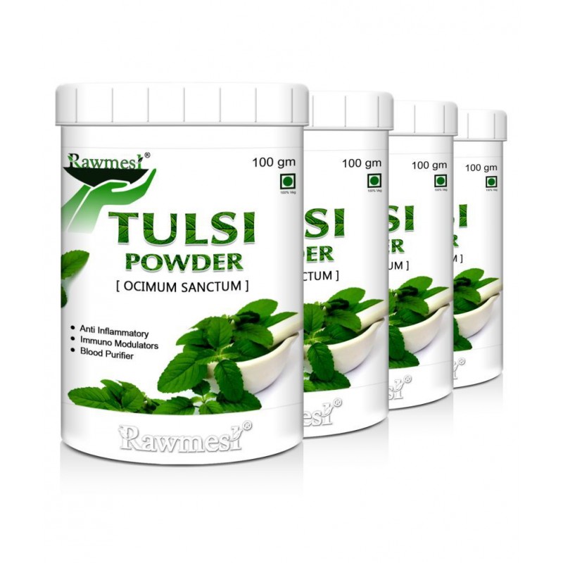 rawmesat Tulsi Powder 400 gm Pack Of 4