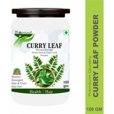 rawmest 100% Curry Leaf For Health, Hair & Skin Powder 200 gm Pack Of 2