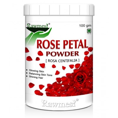 rawmest 100% Natural Rose Petals Powder 100 gm Pack Of 1