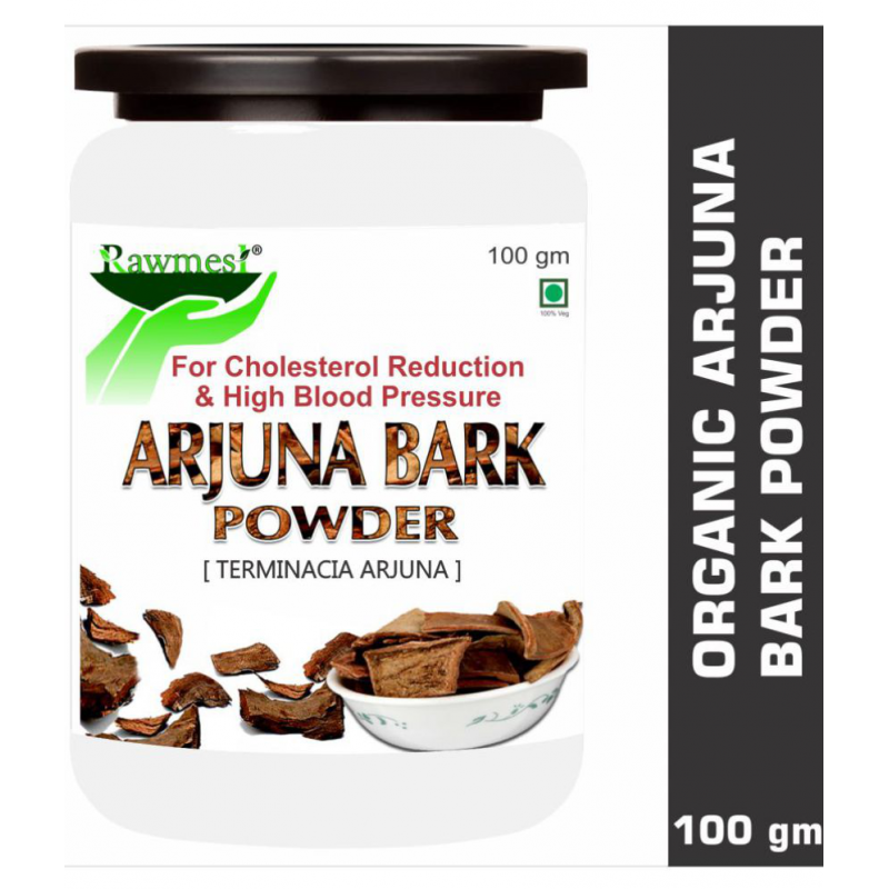 rawmest 100% Organic Arjuna (Terminalia arjuna) Powder 100 gm Pack Of 1