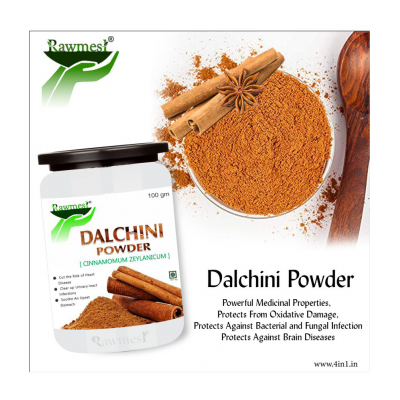 rawmest 100% Organic Dalchini ( Ceylon Cinnamon) Powder 300 gm Pack of 3