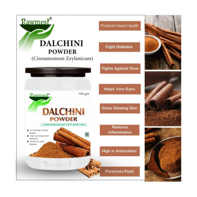 rawmest 100% Organic Dalchini (Ceylon Cinnamon) Powder 100 gm Pack Of 1