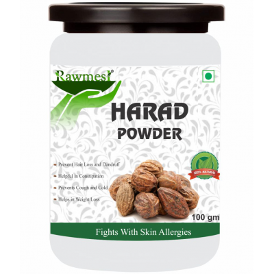 rawmest 100% Organic Hared For Skin Allergies Powder 300 gm Pack of 3