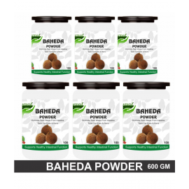 rawmest 100% Pure Baheda For Healthy Hair Powder 600 gm Pack Of 6