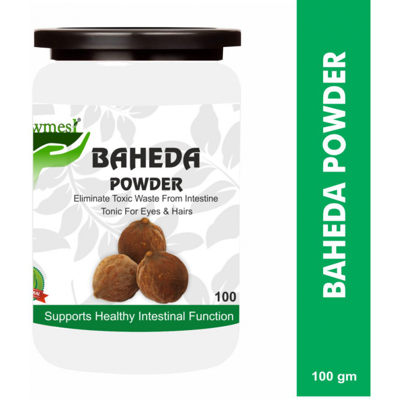 rawmest 100% Pure Baheda For Skin Care Powder 100 gm Pack Of 1