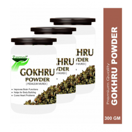 rawmest 100% Pure Gokhru For Heart Health Powder 300 gm Pack of 3