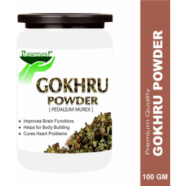 rawmest 100% Pure Gokhru For Heart Problems Powder 100 gm Pack Of 1