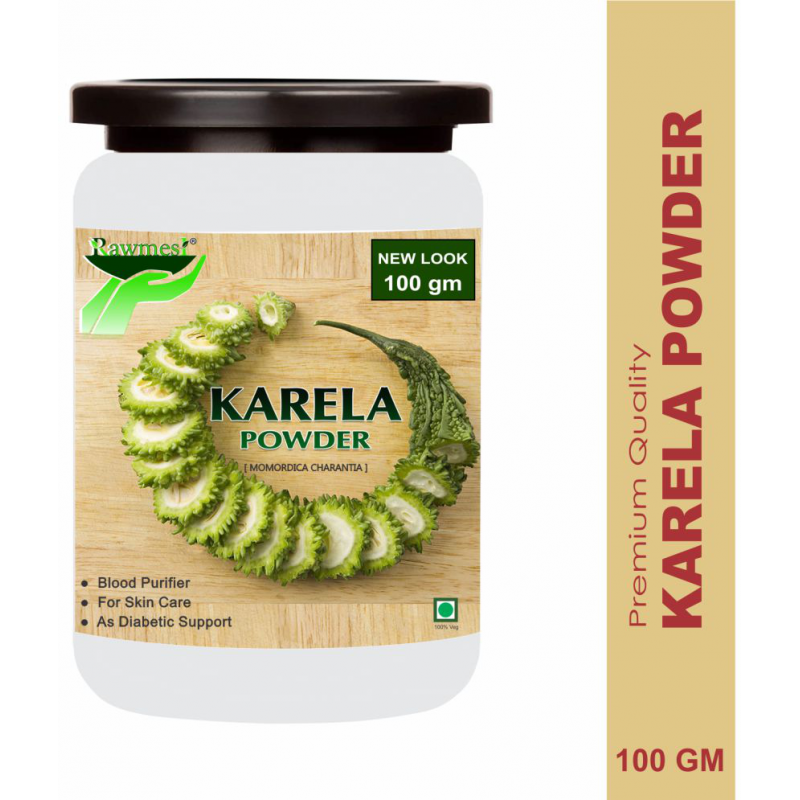 rawmest 100% Pure Karela (Bitter Gourd) Powder 100 gm Pack Of 1