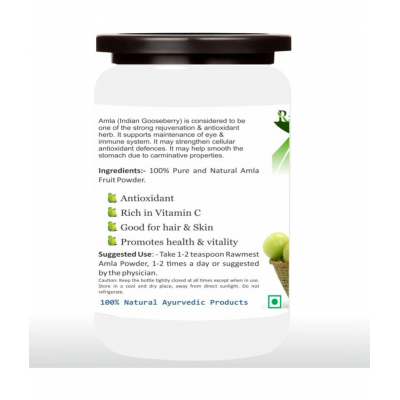 rawmest 100% Pure Organic Amla Fruit Powder 100 gm Pack Of 1