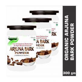 rawmest 100% Pure Organic Arjuna Bark Powder 100 gm Pack of 3