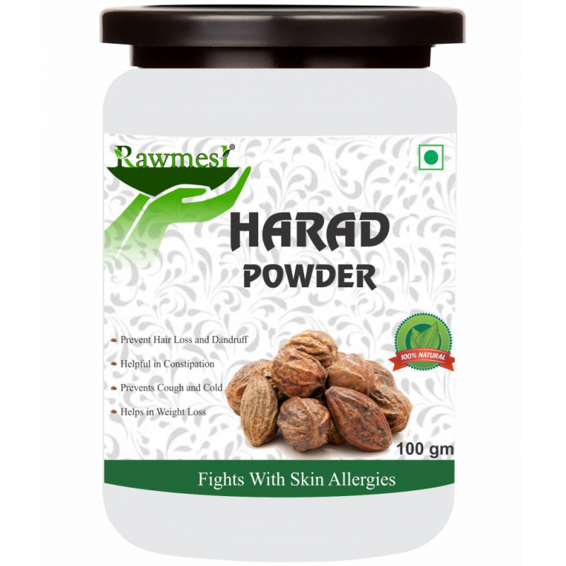 rawmest 100% Pure Organic Harad For Skin Care Powder 100 gm Pack Of 1