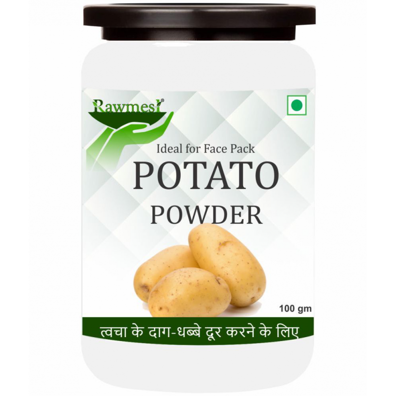rawmest 100% Pure Potato Ideal For Face Pack Powder 100 gm Pack Of 1