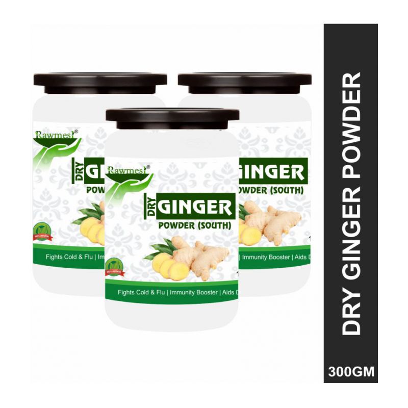 rawmest Adrak/ Saunth/ Sukha Adrak/ Dry Ginger Powder 300 gm Pack of 3