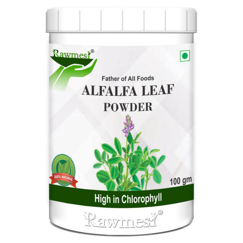 rawmest Alfalfa Leaf Powder 100 gm Pack Of 1