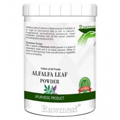 rawmest Alfalfa Leaf Powder 300 gm Pack of 3