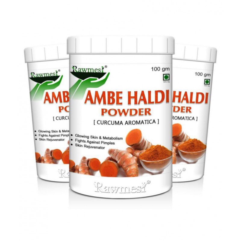 rawmest Ambe haldi Powder 300 gm Pack of 3