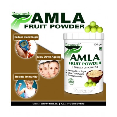 rawmest Amla Powder Permanent Hair Color Powder 100 gm Pack Of 2