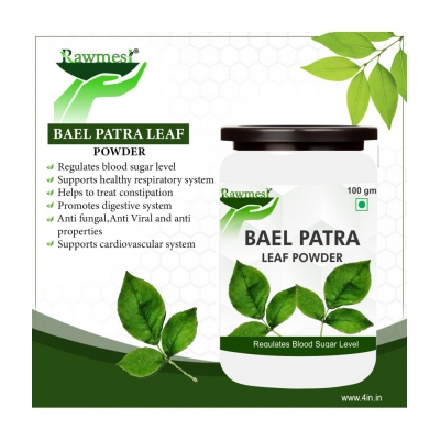 rawmest Bael Patra Leaf For Respiratory Issues Powder 300 gm Pack of 3