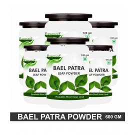 rawmest Bael Patra Leaf For Respiratory Issues Powder 600 gm Pack Of 6