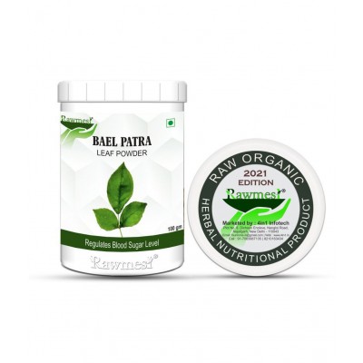 rawmest Bael Patra Leaf Powder 200 gm Pack Of 2