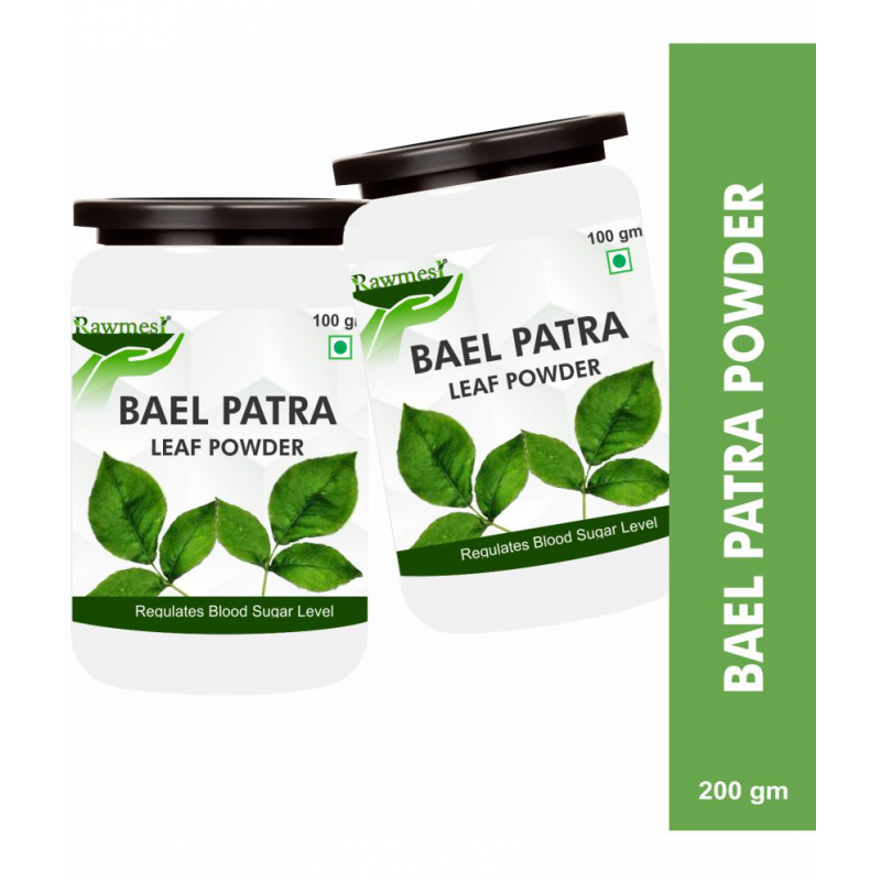 rawmest Bael Patra Leaves For Blood Purifier Powder 200 gm Pack Of 2