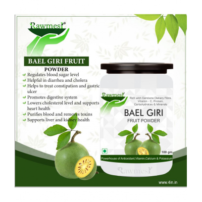 rawmest Baelgiri | Aegle Marmelos | Bael Phal Powder 500 gm Pack Of 5