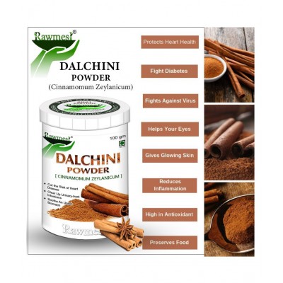 rawmest Dalchini Powder 300 gm Cinnamon Pack of 3