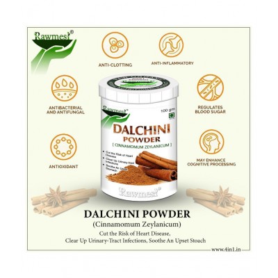 rawmest Dalchini Powder 400 gm Cinnamon Pack of 4