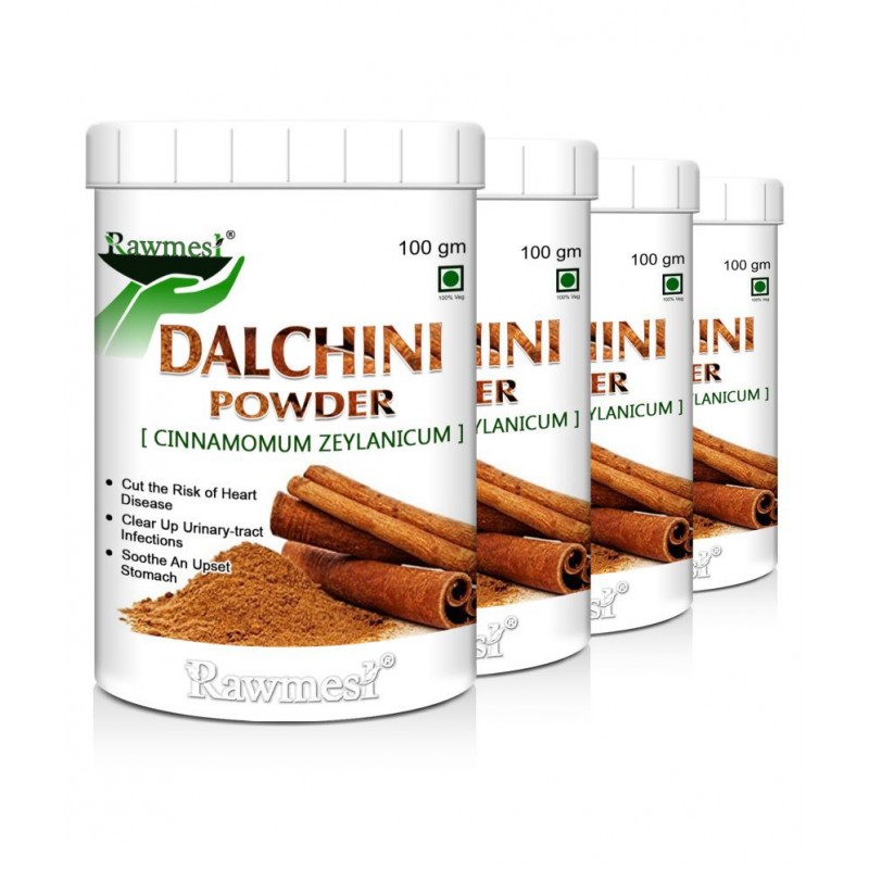 rawmest Dalchini Powder 400 gm Cinnamon Pack of 4