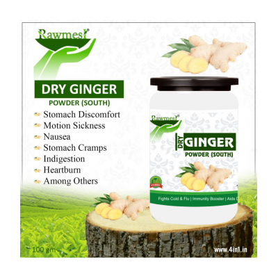 rawmest Dry Ginger/ Adrak/ Saunth Allam Powder 200 gm Pack Of 2
