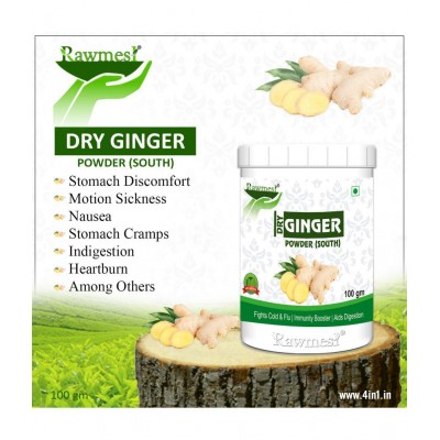 rawmest Dry Ginger/ Adrak/ Saunth Allam Powder 200 gm Pack Of 2