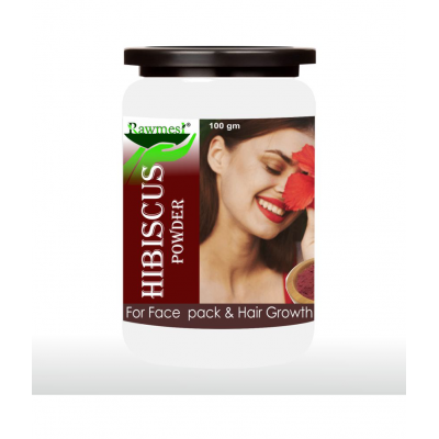 rawmest Hibiscus For Hair Growth & Face Pack Powder 300 gm Pack of 3