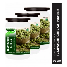 rawmest Ilaayachee Chhilka / Green Cardamom Peel Powder 300 gm Pack of 3