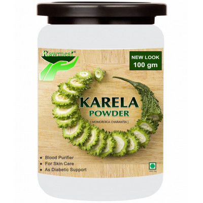 rawmest Karela (Bitter Gourd) For Blood Purifier Powder 600 gm Pack Of 6