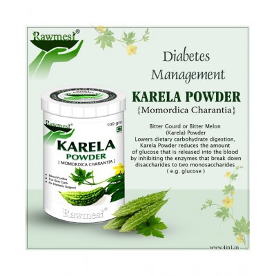 rawmest Karela Powder 100 gm Pack Of 1