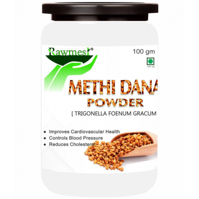 rawmest Methi Dana, Methi Seeds | Fenugreek Seed Powder 200 gm Pack Of 2
