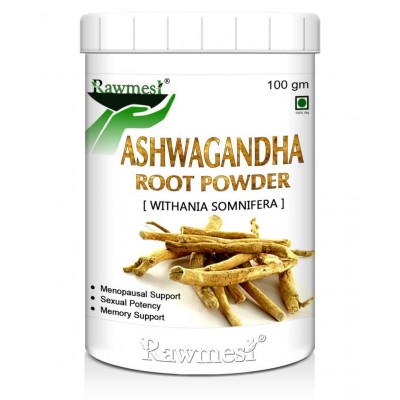 rawmest Organic Ashwagandha Pack of 3 Powder 300 gm