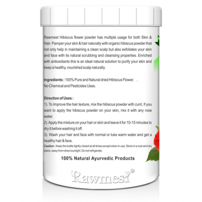 rawmest Organic Hibiscus Powder 100 gm Pack Of 4