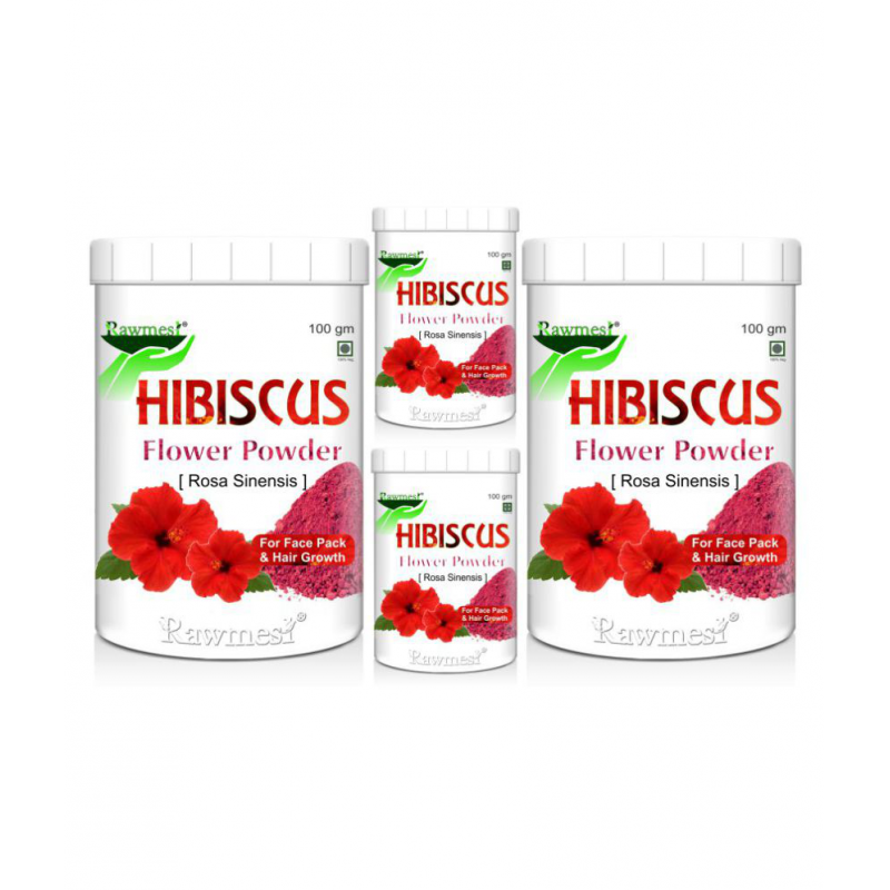 rawmest Organic Hibiscus Powder 100 gm Pack Of 4