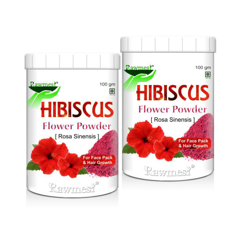 rawmest Organic Hibiscus Powder 200 gm Pack Of 2