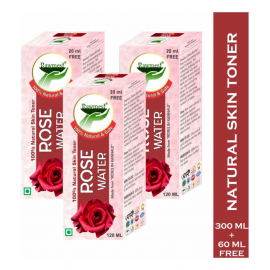 rawmest Premium Rose Glow Toner ( Gulab Jal) Liquid 360 ml Pack of 3