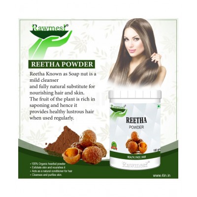 rawmest Reetha Powder 100 gm Pack Of 1