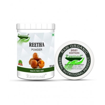 rawmest Reetha Powder 200 gm Pack Of 2