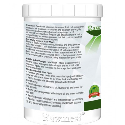 rawmest Reetha Powder 300 gm Pack of 3